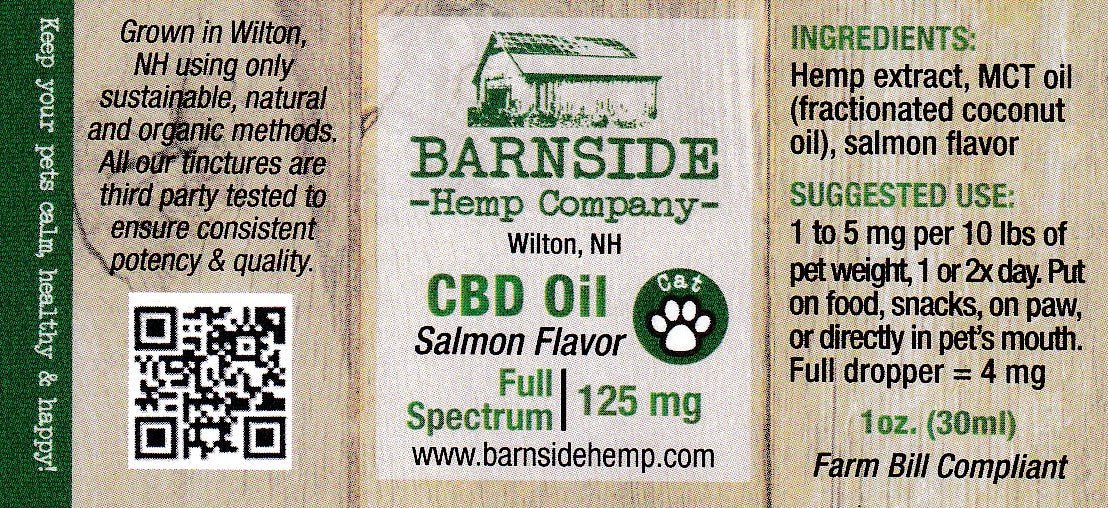 CBD Oil For Your Cat Salmon Flavor 125mg - Barnside Hemp