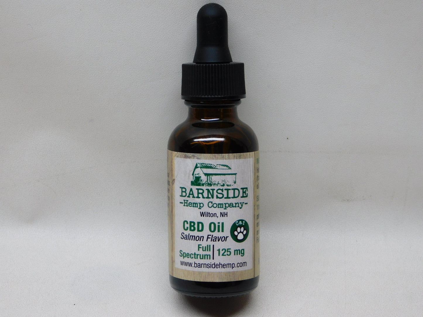 CBD Oil For Your Cat Salmon Flavor 125mg - Barnside Hemp