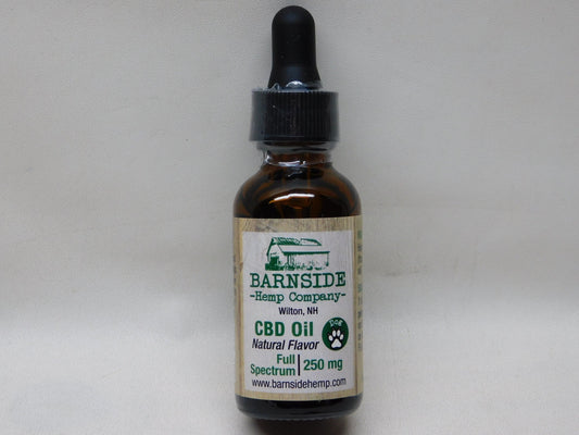 CBD Oil For Dogs Natural Flavor 250mg - Barnside Hemp