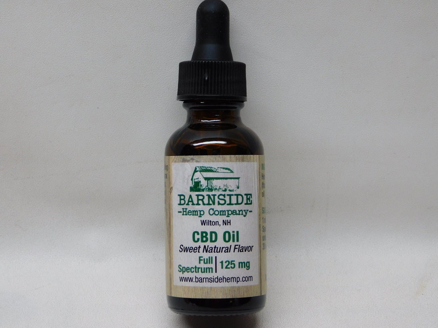 CBD oil for You and Your Friends Natural Flavor 125mg - Barnside Hemp