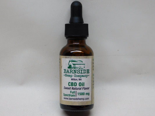 CBD oil for You and Your Friends Natural Flavor 1500mg - Barnside Hemp