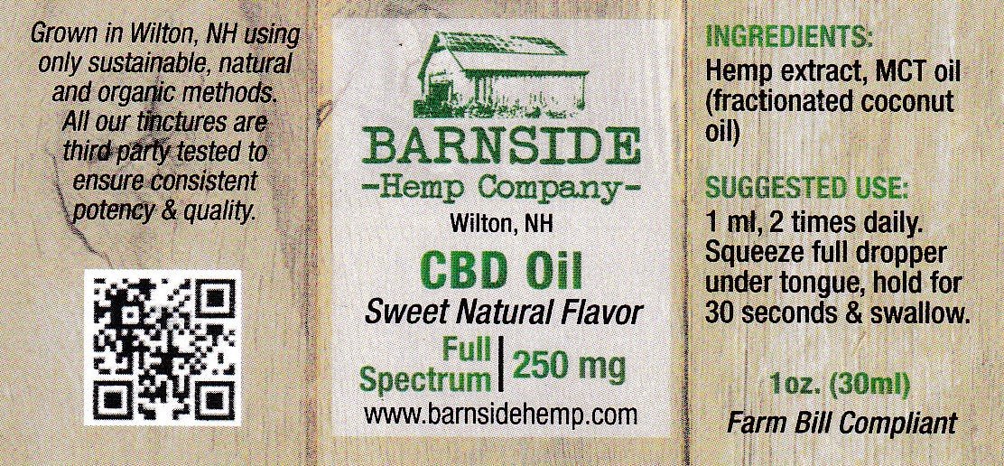 CBD oil for You and Your Friends Natural Flavor 250mg - Barnside Hemp