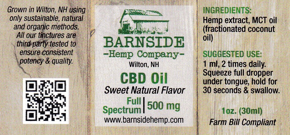 CBD oil for You and Your Friends Natural Flavor 500mg - Barnside Hemp