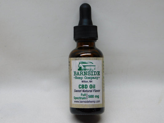 CBD oil for You and Your Friends Natural Flavor 500mg - Barnside Hemp