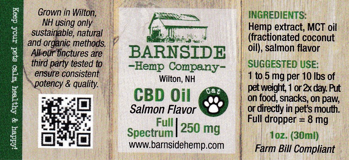 CBD Oil For Your Cat Salmon Flavor 250mg - Barnside Hemp