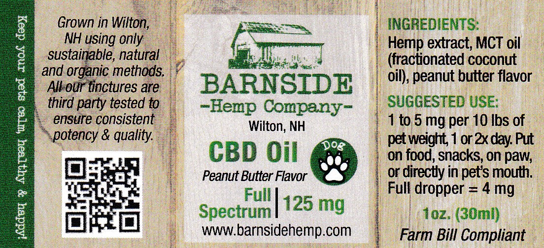 CBD Oil For Dogs Peanut Butter Flavor 125mg