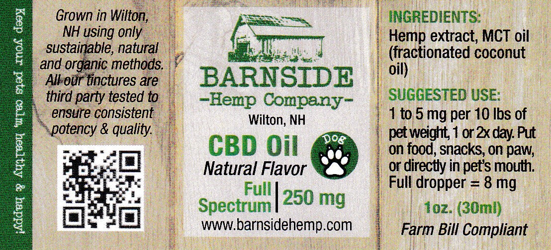 CBD Oil For Dogs Natural Flavor 250mg