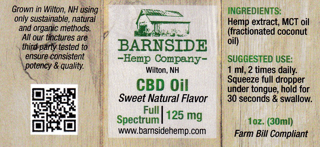 CBD oil for You and Your Friends Natural Flavor 125mg